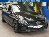 USED 2021 21 MERCEDES-BENZ C-CLASS 2.0 C300de 13.5kWh AMG Line Night Edition (Premium Plus) Estate 5dr Diesel Plug-in Hybrid G-Tronic+ Euro 6 (s/s) (306 ps) SAT NAV PANORAMIC SUNROOF HEATED LEATHER 360 CAMERA PARKING SENSORS 1 OWNER SERVICE HISTORY WARRANTY