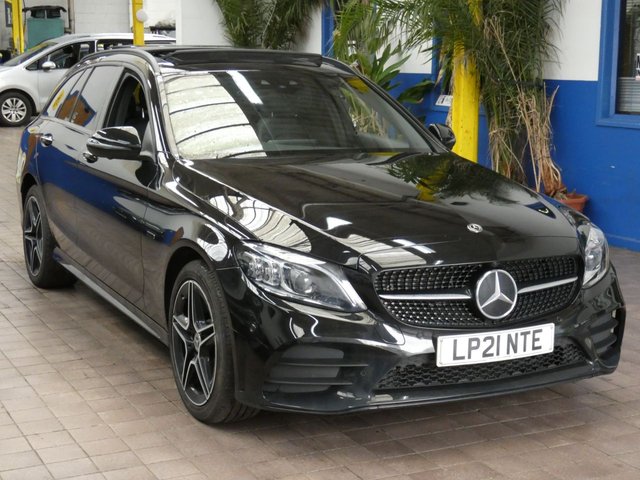 2021 21 Mercedes-Benz C-Class 2.0 C300de 13.5kWh AMG Line Night Edition (Premium Plus) Estate 5dr Diesel Plug-in Hybrid G-Tronic+ Euro 6 (s/s) (306 ps)