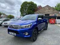 USED 2017 67 TOYOTA HI-LUX 2.4 D-4D Invincible X Pickup Double Cab 4dr Diesel Manual 4WD Euro 6 (TSS, 3.5t) (150 ps) DEALER WARRANTY AND BREAKDOWN COVER