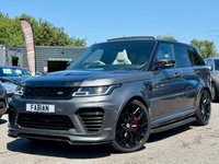 USED 2018 68 LAND ROVER RANGE ROVER SPORT 5.0 V8 SVR Auto 4WD **Urban Carbon Bodykit - Full Land Rover Service History** 