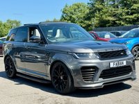 USED 2018 68 LAND ROVER RANGE ROVER SPORT 5.0 V8 SVR Auto 4WD **Urban Carbon Bodykit - Full Land Rover Service History** 