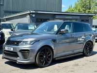 USED 2018 68 LAND ROVER RANGE ROVER SPORT 5.0 V8 SVR Auto 4WD **Urban Carbon Bodykit - Full Land Rover Service History** 