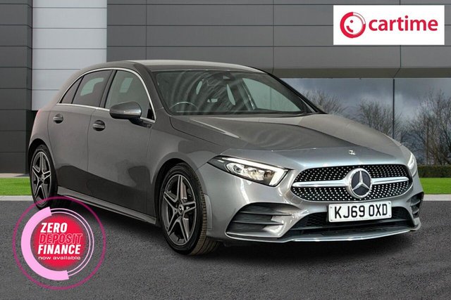 View our Mercedes-Benz A-Class 1.5 A180d AMG Line Hatchback 5dr Diesel 7G-DCT Euro 6 (s/s) (116 ps) 7in Satellite Navigation System, Reverse Camera, Black Half-Leather Seats, Black Half-Leather Seats, Bluetooth / USB / DAB