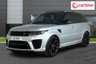 USED 2019 G LAND ROVER RANGE ROVER SPORT 5.0 P575 V8 GPF SVR SUV 5dr Petrol Auto 4WD Euro 6 (s/s) (575 ps) Touchscreen, Apple CarPlay / Android Auto, Reverse Camera, Heated Seats, Cruise Control Touchscreen, Apple CarPlay / Android Auto, Reverse Camera, Heated Seats, Cruise Control