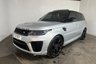 USED 2019 G LAND ROVER RANGE ROVER SPORT 5.0 P575 V8 GPF SVR SUV 5dr Petrol Auto 4WD Euro 6 (s/s) (575 ps) Touchscreen, Apple CarPlay / Android Auto, Reverse Camera, Heated Seats, Cruise Control Touchscreen, Apple CarPlay / Android Auto, Reverse Camera, Heated Seats, Cruise Control