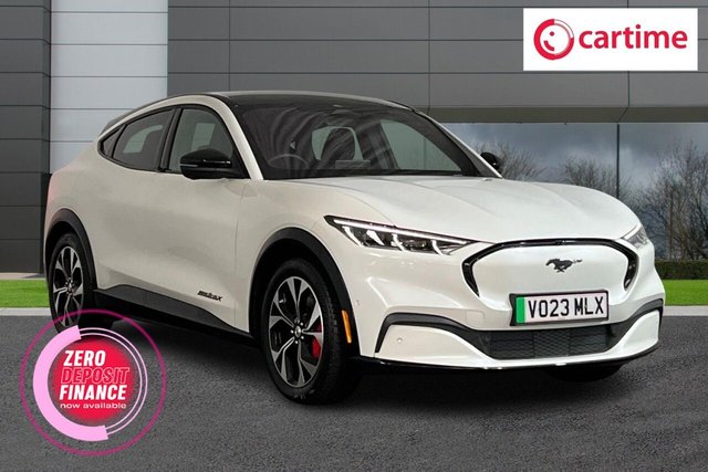 View our Ford Mustang Mach-E Extended Range 91kWh SUV 5dr Electric Automatic AWD (351 ps) 15-Inch Touchscreen, Apple CarPlay / Android Auto, 360 Degree Camera, Heated Front Seats, Wireless Charging