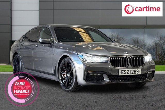 View our BMW 7 Series 3.0 730d M Sport Saloon 4dr Diesel Auto Euro 6 (s/s) (265 ps) Electric Glass Sunroof, M Sport Package, Soft Close Doors, Heated Seats, Ambient Lighting