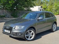 USED 2014 14 AUDI Q5 2.0 TDI S line Plus SUV 5dr Diesel Manual quattro Euro 5 (s/s) (177 ps) 