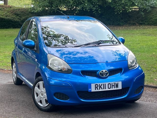 2011 11 Toyota Aygo 1.0 VVT-i Blue Hatchback 5dr Petrol Manual Euro 5 (67 ps)