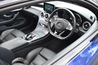 USED 2016 16 MERCEDES-BENZ C CLASS 2.1 C220d AMG Line (Premium) Coupe 2dr Diesel G-Tronic+ Euro 6 (s/s) (170 ps) C63 STYLING / PAN ROOF / FSH