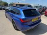 USED 2020 70 BMW 3 SERIES 2.0 330e 12kWh M Sport Touring 5dr Petrol Plug-in Hybrid Auto Euro 6-factory extras worth &pound;7,445-FINISHED IN PORTIMAO BLUE WITH BLACK VERNASCA LEATHER-19