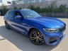 USED 2020 70 BMW 3 SERIES 2.0 330e 12kWh M Sport Touring 5dr Petrol Plug-in Hybrid Auto Euro 6-factory extras worth &pound;7,445-FINISHED IN PORTIMAO BLUE WITH BLACK VERNASCA LEATHER-19