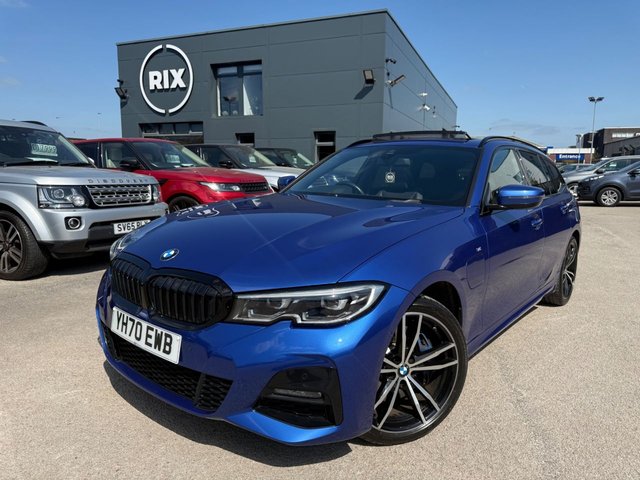 2020 70 BMW 3 Series 2.0 330e 12kWh M Sport Touring 5dr Petrol Plug-in Hybrid Auto Euro 6-factory extras worth &pound;7,445-FINISHED IN PORTIMAO BLUE WITH BLACK VERNASCA LEATHER-19