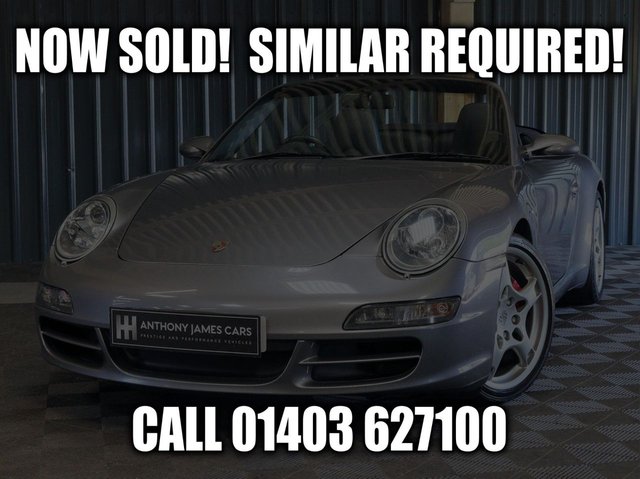2005 05 Porsche 911 3.8 997 Carrera S Cabriolet 2dr Petrol Manual (277 g/km, 350 bhp)