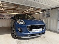 USED 2022 72 FORD PUMA 1.0T EcoBoost MHEV Titanium SUV 5dr Petrol Hybrid Manual Euro 6 (s/s) (125 ps)+1 OWNER+HISTORY+2 KEYS+MEDIA+NAVIGATION+BLUETOOTH+ALLOYS+AIRCON+USB+AUX+APPS 2 KEYS+1 OWNER FROM NEW+MEDIA+HISTORY+ALLOYS+BLUETOOTH+NAV+AIRCON+USB+AUX+DAB+CRUISE+REAR SENSORS+HPI CLEAR