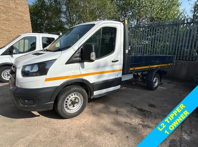 View our Ford Transit 2.0 350 EcoBlue Leader Tipper FWD L2 Euro 6 (130 ps)