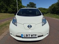 USED 2017 17 NISSAN LEAF 30kWh Black Edition Hatchback 5dr Electric Auto (109 bhp) 7 MAIN DEALER SERVICES-TWO OWNERS