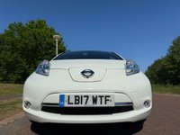 USED 2017 17 NISSAN LEAF 30kWh Black Edition Hatchback 5dr Electric Auto (109 bhp) 7 MAIN DEALER SERVICES-TWO OWNERS