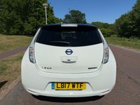 USED 2017 17 NISSAN LEAF 30kWh Black Edition Hatchback 5dr Electric Auto (109 bhp) 7 MAIN DEALER SERVICES-TWO OWNERS