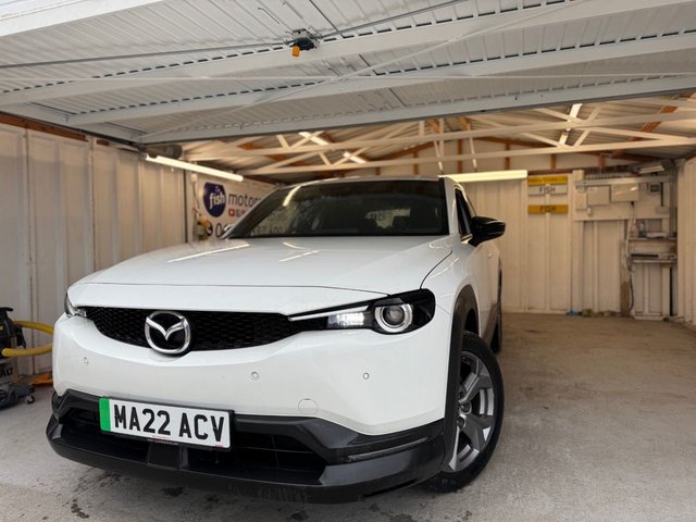 2022 22 MAZDA MX-30 35.5kWh SE-L Lux SUV 5dr Electric Auto (145 ps)+1 OWNER FROM NEW+2 KEYS+2 CABLES+NAVIGATION+BLUETOOTH+MEDIA+APPS+PARK SENSORS+18 INCH ALLOYS+ 2 KEYS+2 CABLES+PARK SENSORS+1 OWNER FROM NEW+BLUETOOTH+MEDIA+NAV+USB+AUX+DAB+ALLOYS+CRUISE+REVERSE CAM+HPI CLEAR