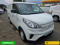 USED 2022 71 MAXUS EDELIVER 3 35kWh Electric Van in White with 65,300 miles, 1 owner, ULEZ compliant, auto, 7