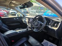 USED 2018 67 VOLVO XC60 2.0 T5 Inscription SUV in silver with 81,500 miles, FSH, 2 owners, ULEZ compliant, auto, sat nav, leather interior, touchscreen & more! With a full service history, this 2018 Volvo XC60 T5 Inscription with 81,500 miles is a superb example of a reliable and well-maintained vehicle. The XC60, with its 2.0L petrol engine and four-wheel drive, offers a refined driving experience. The Inscription trim adds a touch of luxury, while its Euro 6 emission class ensures it meets modern environmental standards. This particular model comes with desirable features, including 20in alloy wheels, an active Four-C chassis system, satelitte naviga