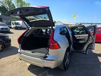 USED 2018 67 VOLVO XC60 2.0 T5 Inscription SUV in silver with 81,500 miles, FSH, 2 owners, ULEZ compliant, auto, sat nav, leather interior, touchscreen & more! With a full service history, this 2018 Volvo XC60 T5 Inscription with 81,500 miles is a superb example of a reliable and well-maintained vehicle. The XC60, with its 2.0L petrol engine and four-wheel drive, offers a refined driving experience. The Inscription trim adds a touch of luxury, while its Euro 6 emission class ensures it meets modern environmental standards. This particular model comes with desirable features, including 20in alloy wheels, an active Four-C chassis system, satelitte naviga