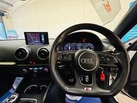 USED 2018 18 AUDI A3 1.6 TDi Black Edition Panoramic Sportback 5 Door Diesel Manual Euro 6 (s/s) (116 ps) 4 SERVICES TO 63,719 MILES