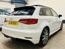 USED 2018 18 AUDI A3 1.6 TDi Black Edition Panoramic Sportback 5 Door Diesel Manual Euro 6 (s/s) (116 ps) 4 SERVICES TO 63,719 MILES