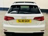 USED 2018 18 AUDI A3 1.6 TDi Black Edition Panoramic Sportback 5 Door Diesel Manual Euro 6 (s/s) (116 ps) 4 SERVICES TO 63,719 MILES