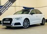 USED 2018 18 AUDI A3 1.6 TDi Black Edition Panoramic Sportback 5 Door Diesel Manual Euro 6 (s/s) (116 ps) 4 SERVICES TO 63,719 MILES