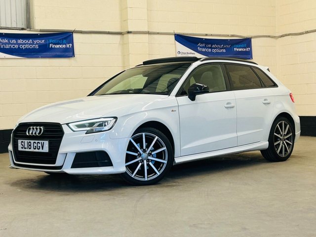 2018 18 Audi A3 1.6 TDi Black Edition Panoramic Sportback 5 Door Diesel Manual Euro 6 (s/s) (116 ps)