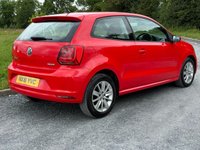 USED 2016 16 VOLKSWAGEN POLO 1.0 BlueMotion Tech SE Hatchback 3dr Petrol Manual Euro 6 (s/s) (60 ps) 