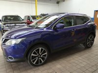 USED 2016 16 NISSAN QASHQAI 1.2 DIG-T Tekna SUV 5dr Petrol Manual 2WD Euro 6 (s/s) (115 ps) NICE TIDY EXAMPLE CAZ ULEZ COMPLIANT SAT NAV LEATHER HEATED SEATS CRUISE CONTROL REAR VIEW CAMERA PARKING SENSORS