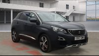 USED 2017 17 PEUGEOT 3008 1.6 BlueHDi Allure SUV 5 Door Diesel Automatic Grey EAT Euro 6 1 Former Keeper  PARK SENSORS+BLUETOOTH+REVERSE CAM