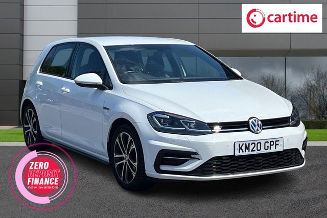 View our Volkswagen Golf 1.5 TSI EVO R-Line Edition Hatchback 5dr Petrol DSG Euro 6 (s/s) (150 ps) Full Service History, Touchscreen, Apple CarPlay / Android Auto, Satellite Navigation, Convenience Pack