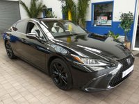 USED 2023 23 LEXUS ES 2.5 300h F Sport Saloon 4dr Petrol Hybrid E-CVT Euro 6 (s/s) (218 ps) SAT NAV LEATHER INTERIOR HEATED SEATS HEATED STEERING WHEEL CRUISE CONTROL REAR VIEW CAMERA PARKING SENSORS 1 OWNER SERVICE HISTORY LEXUS WARRANTY TILL MARCH 2033