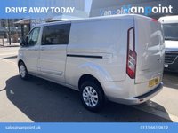 USED 2021 21 FORD TRANSIT CUSTOM 2.0 320 EcoBlue Limited Crew Van Double Cab 5dr Diesel Manual L2 H1 Euro 6 (s/s) (6 Seat) (130 ps) 