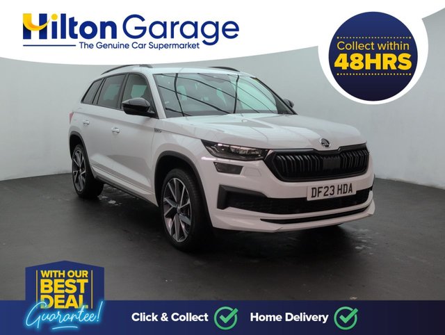 USED 2023 23 Skoda Kodiaq 2.0 TDI Sportline Suv 5dr Diesel DSg 4WD Euro 6 (s/S) (7 Seat) (200 Ps) Privacy Glass+parking Sensors