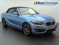 USED 2018 68 BMW 2 Series 1.5 218i Gpf Sport Convertible 2dr Petrol Auto Euro 6 (s/S) (136 Ps) Bluetooth+navigation