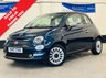 USED 2017 17 FIAT 500 1.2 Lounge Hatchback 3 Door Petrol Manual Euro 6 (s/s) (69 bhp) PAN ROOF SAT NAV PARKING SENSORS