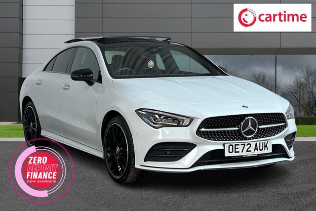 View our Mercedes-Benz Cla 1.3 CLA250e 15.6kWh AMG Line Night Edition (Premium Plus) Coupe 4dr Petrol Plug-in Hybrid 8G-DCT Euro 6 (s/s) (218 ps) Multimedia Display, Apple CarPlay / Android Auto, Reverse Camera, Parking Sensors, Heated Front Seats