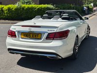 USED 2015 15 MERCEDES-BENZ E-CLASS 3.0 E350d V6 BlueTEC AMG Line Cabriolet 2dr Diesel G-Tronic+ Euro 6 (s/s) (258 ps) 