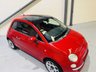 USED 2009 59 FIAT 500 1.2 Lounge Hatchback 3dr Petrol Manual Euro 5 (s/s) (69 bhp) Low Road Tax|ULEZ OK|Pan Roof|Red Leather|12 Months MOT