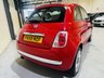 USED 2009 59 FIAT 500 1.2 Lounge Hatchback 3dr Petrol Manual Euro 5 (s/s) (69 bhp) Low Road Tax|ULEZ OK|Pan Roof|Red Leather|12 Months MOT