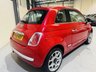 USED 2009 59 FIAT 500 1.2 Lounge Hatchback 3dr Petrol Manual Euro 5 (s/s) (69 bhp) Low Road Tax|ULEZ OK|Pan Roof|Red Leather|12 Months MOT