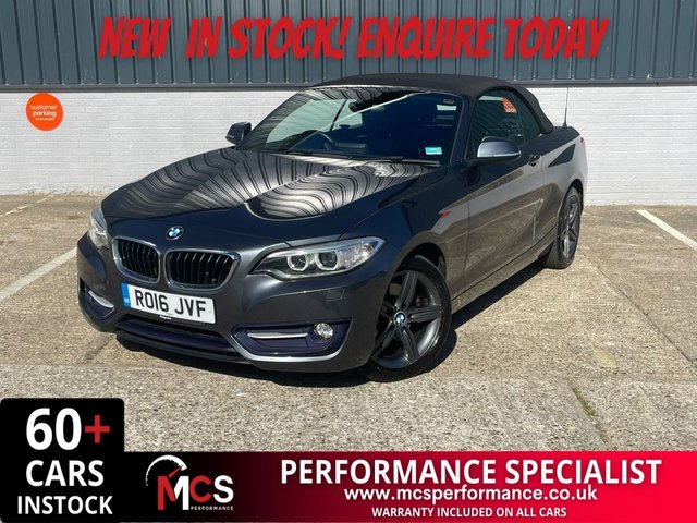2016 16 BMW 2 SERIES 2.0 220i Sport Convertible 2dr Petrol Manual Euro 6 (s/s) (184 ps) *STOP - DO NOT BUY THIS CAR !