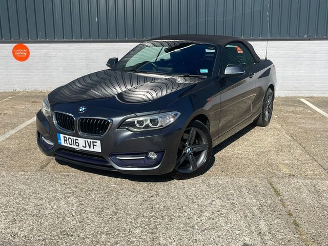 2016 16 BMW 2 Series 2.0 220i Sport Convertible 2dr Petrol Manual Euro 6 (s/s) (184 ps)