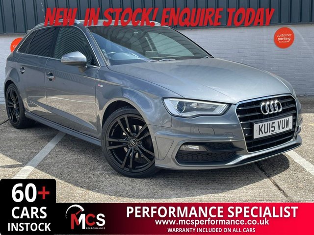 2015 15 AUDI A3 2.0 TDI S line Sportback 5dr Diesel Manual Euro 6 (s/s) (150 ps) **SALE** EVERY CAR REDUCED !