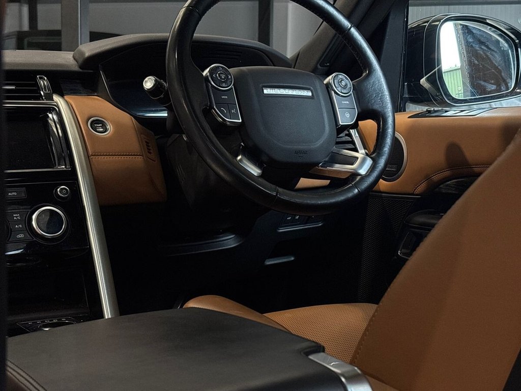 USED 2018 18 LAND ROVER DISCOVERY 3.0 Si6 V6 HSE Luxury SUV 5dr Petrol Auto 4WD Euro 6 (s/s) (340 ps) TAN LEATHER|TOW BAR|FRIDGE|FSH